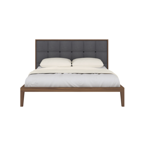 Calla Beds in Walnut/Grey