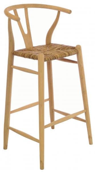 Shoreditch Rush Seat Tall Bar Stool