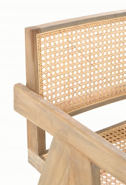 Square Rattan Dining Chair