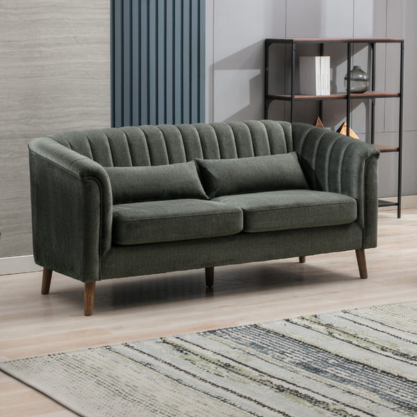 Melbah 3 Seater Sofa In Winter Moss