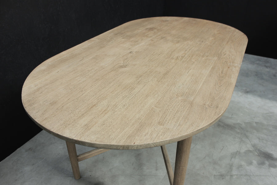 Teak Oval Dining Table