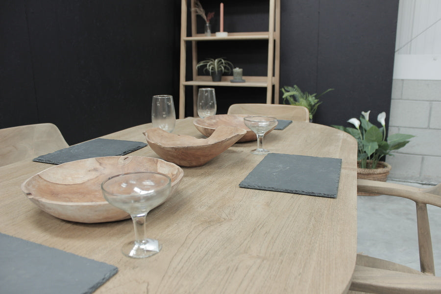 Teak Oval Dining Table