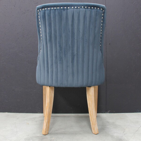 Scott Dining Chair In Velvet Midnight