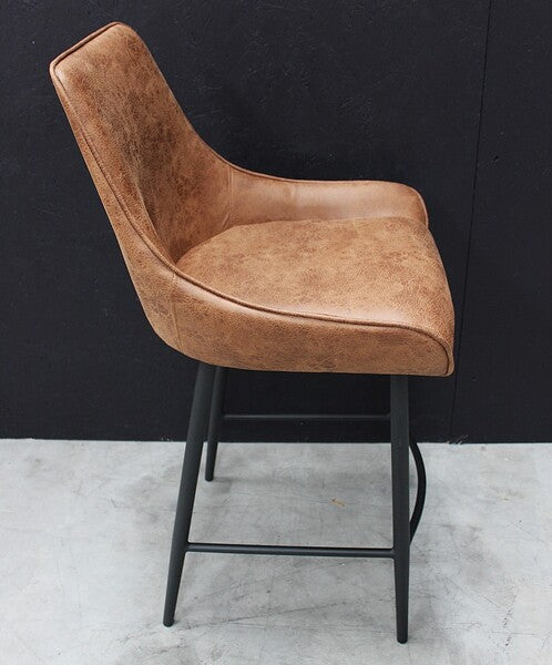 Nico Vegan Leather Bar Stool