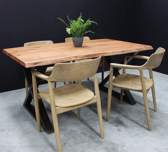 Old Empire 1.8m Cross Legged Dining Table